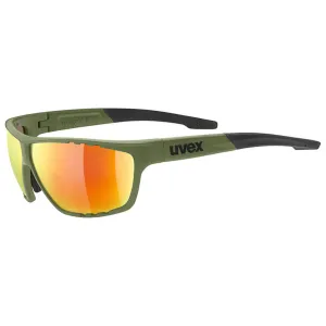 Uvex Sportstyle 706 sunglasses - Green mirror red