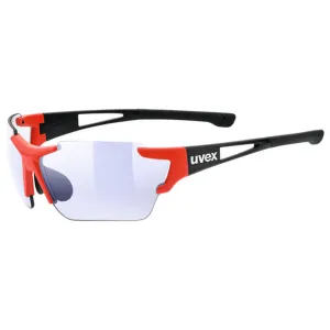 Uvex Sportstyle 803 V glasses - Black red Variomatic blue