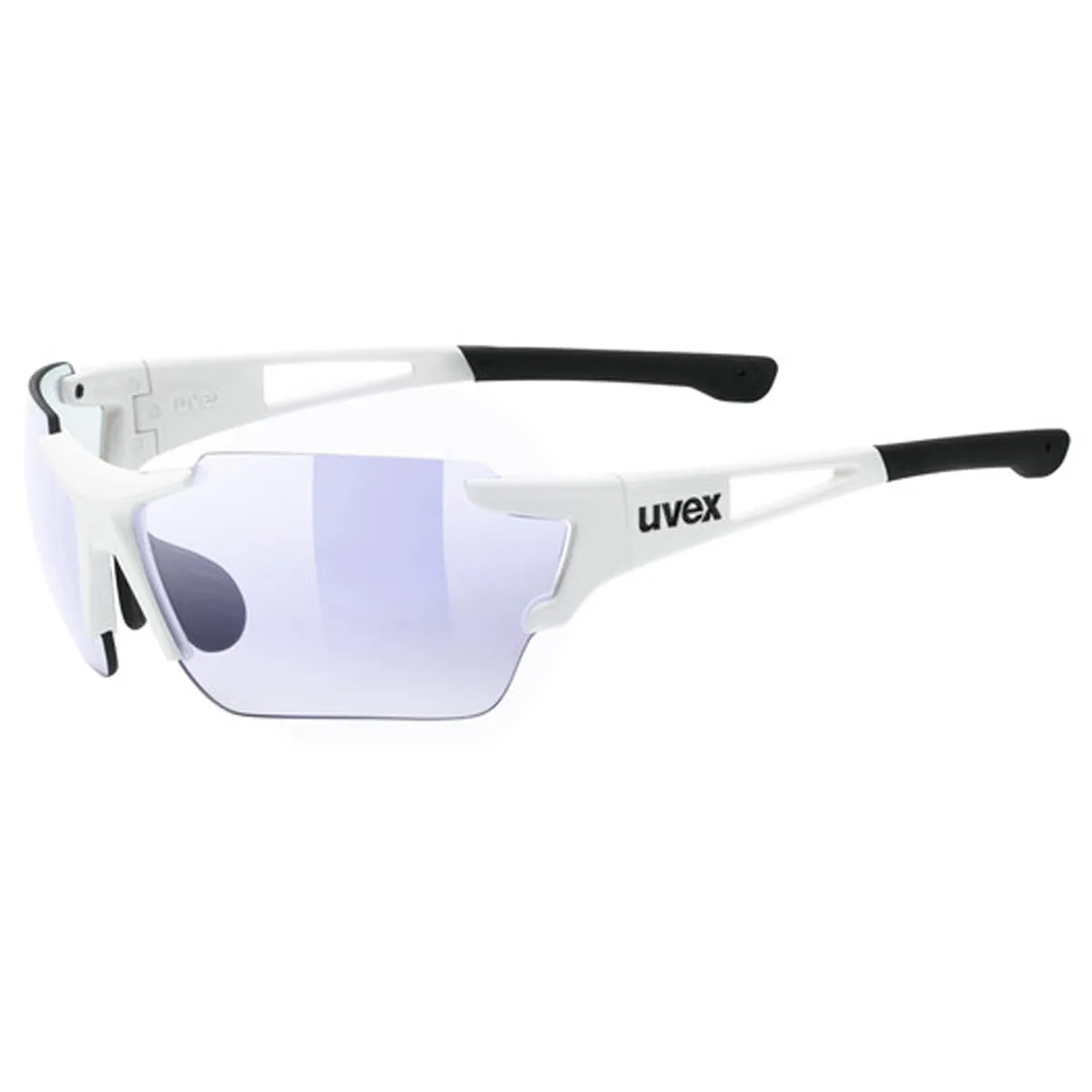 Uvex Sportstyle 803 V glasses - White Variomatic blue