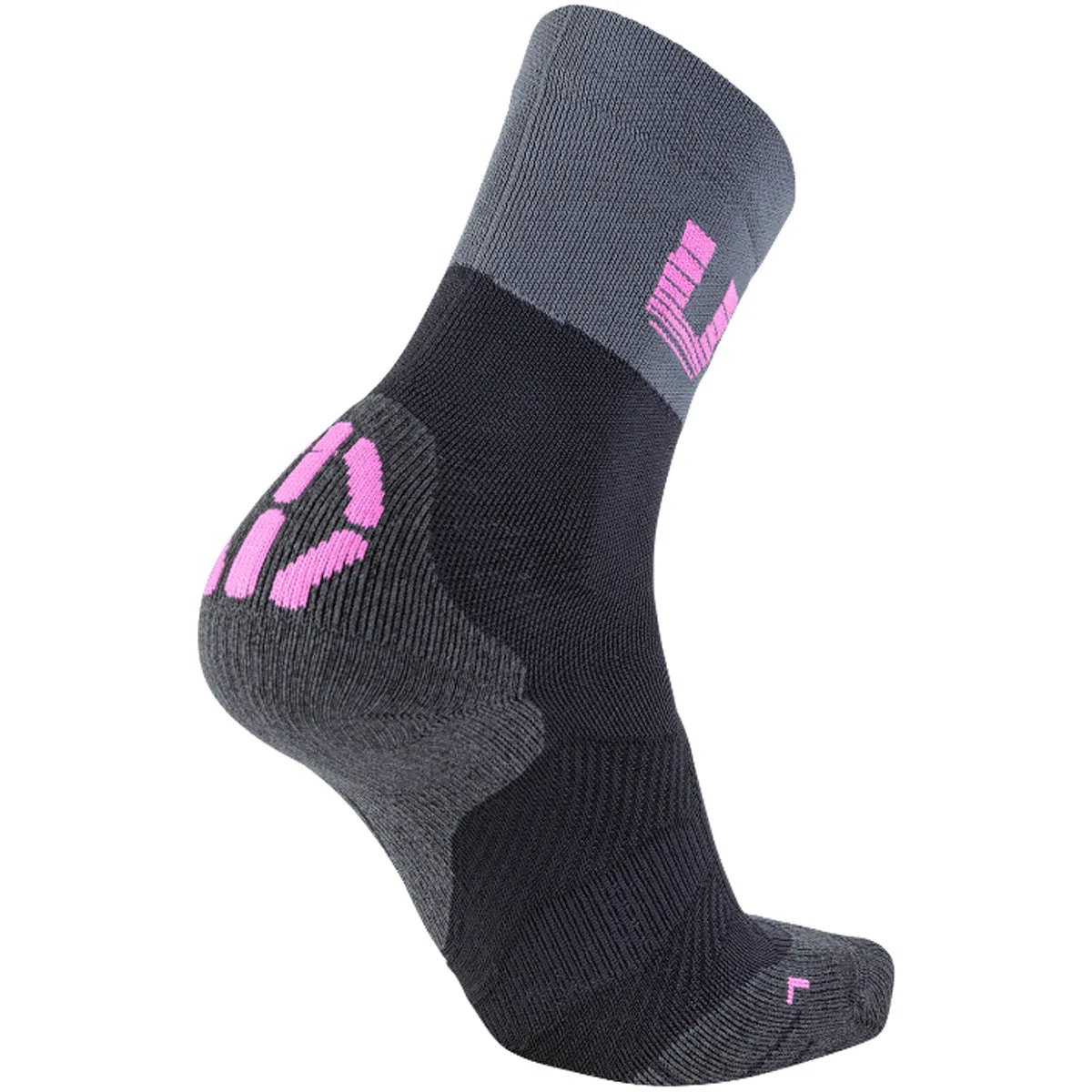 UYN Cycling Light women socks - Black grey