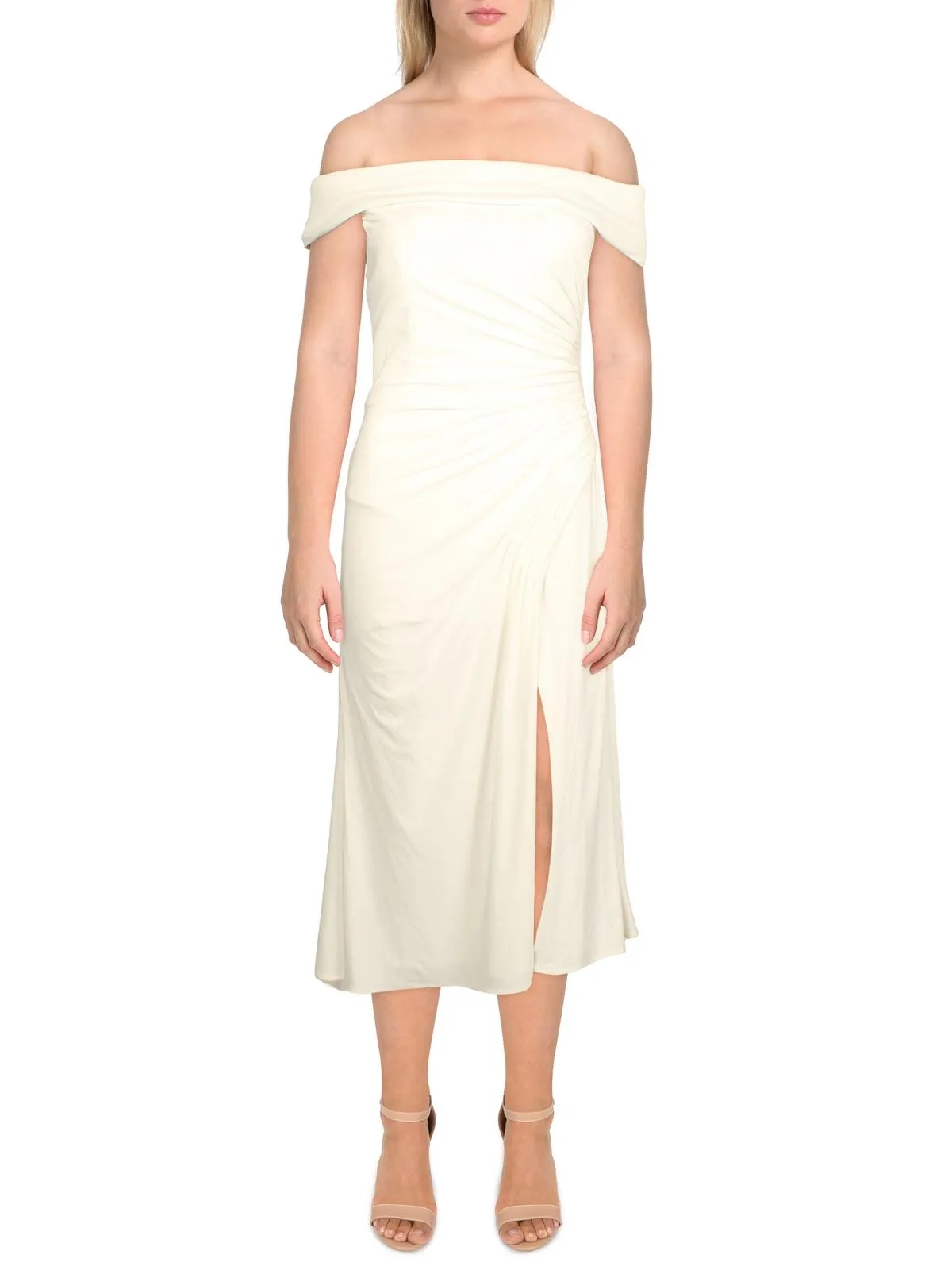 Womens Asymmetric Long Cocktail and Party Dress